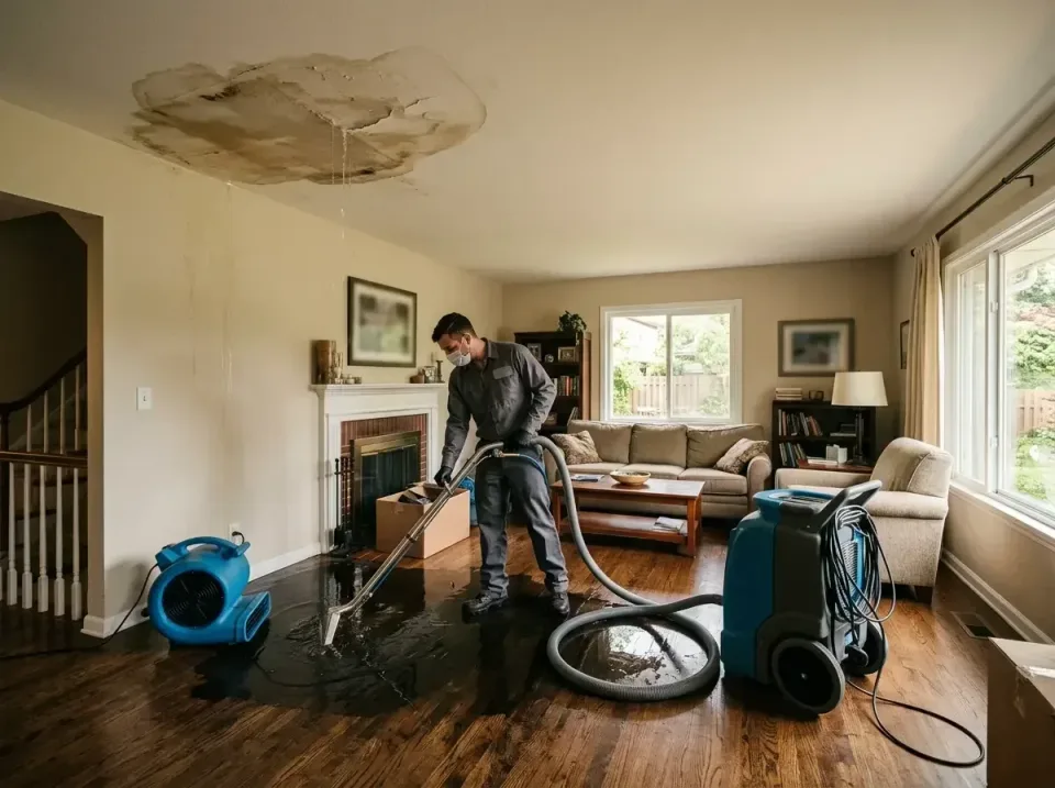 attic-pipe-burst-ceiling-drip-008 — frequently asked questions, Water Damage Restoration & Carpet Care in Guntersville, AL